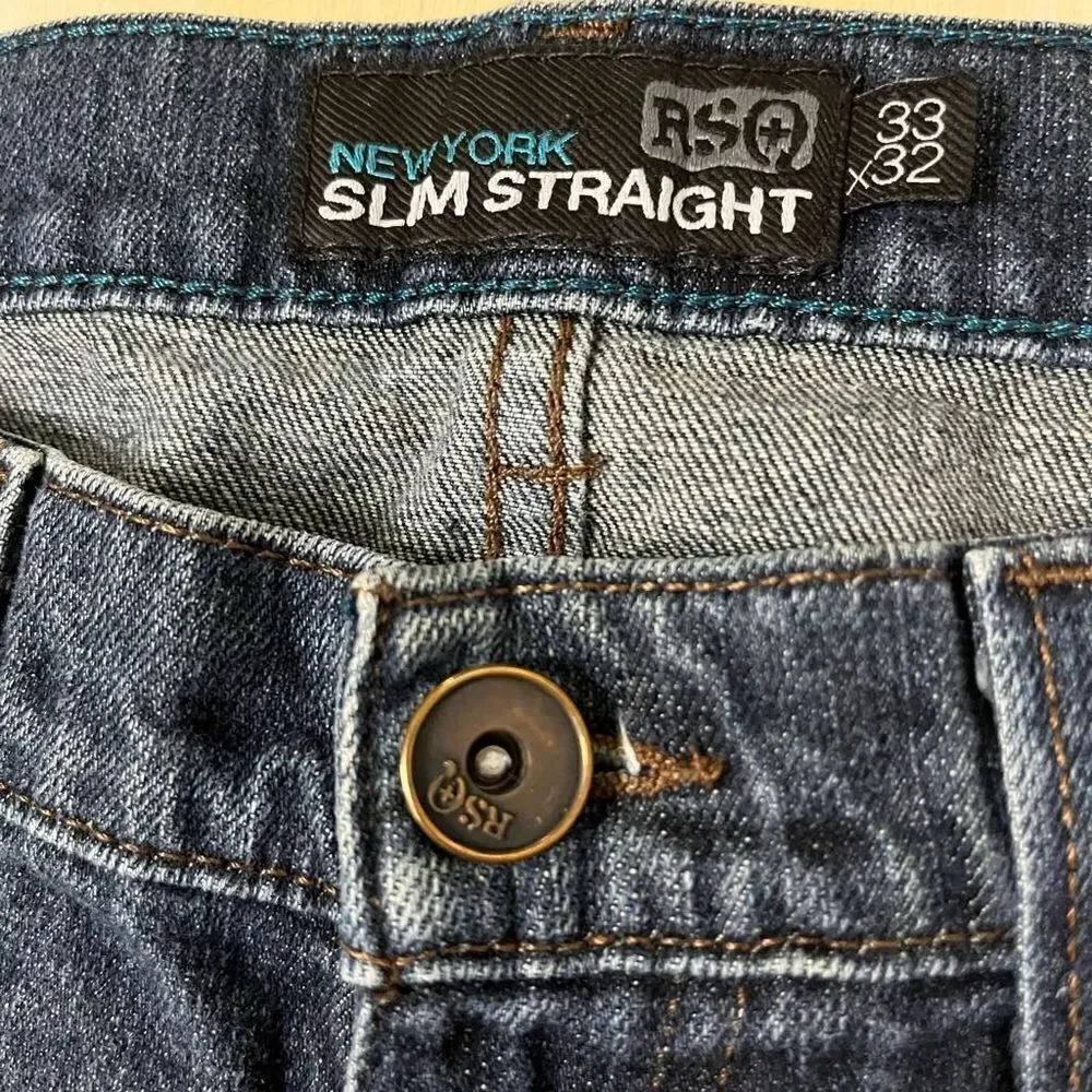 RSQ New York Slim Straight Size 33/32